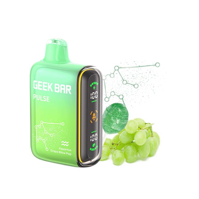 Geek Bar Pulse Grape Blow Pop Flavor - Disposable Vape