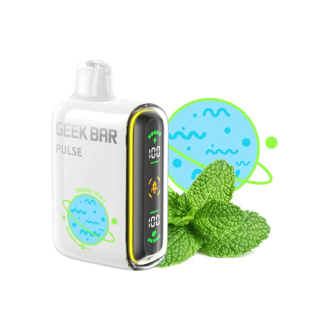 Geek Bar Pulse Miami Mint Flavor - Disposable Vape