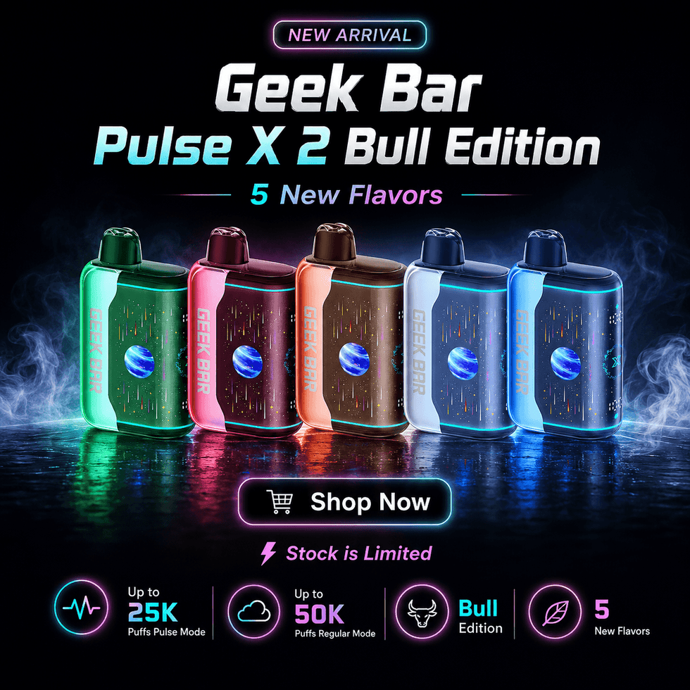 The New Geek Bar Pulse X2 Bull Edition