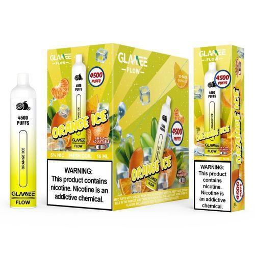 Glamee Flow Orange Ice Flavor - Disposable Vape