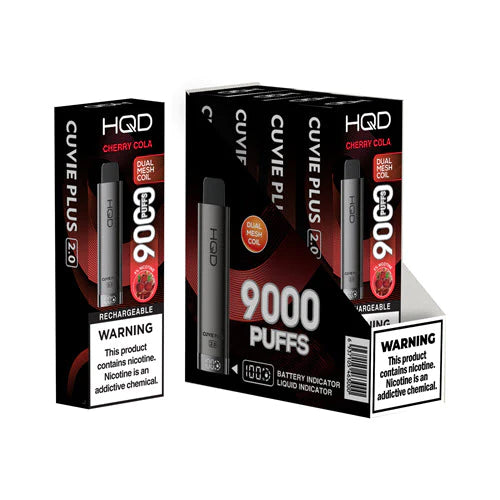 HQD Cuvie Plus 2.0 Cherry Cola Flavor - Disposable Vape