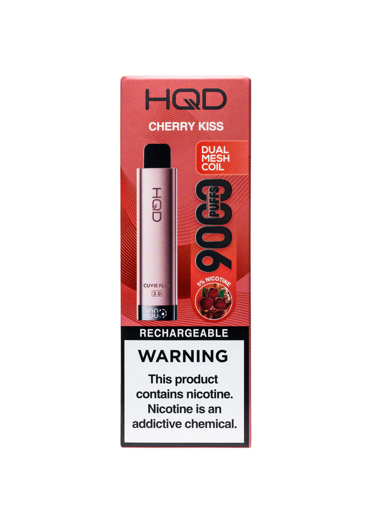 HQD Cuvie Plus 2.0 Cherry Kiss Flavor - Disposable Vape