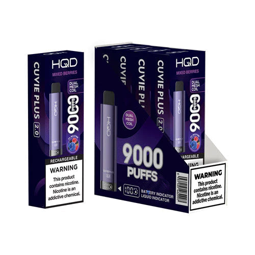 HQD Cuvie Plus 2.0 Mixed Berries Flavor - Disposable Vape