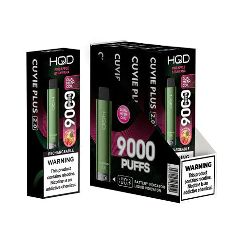 HQD Cuvie Plus 2.0 Pineapple Strawnana Flavor - Disposable Vape