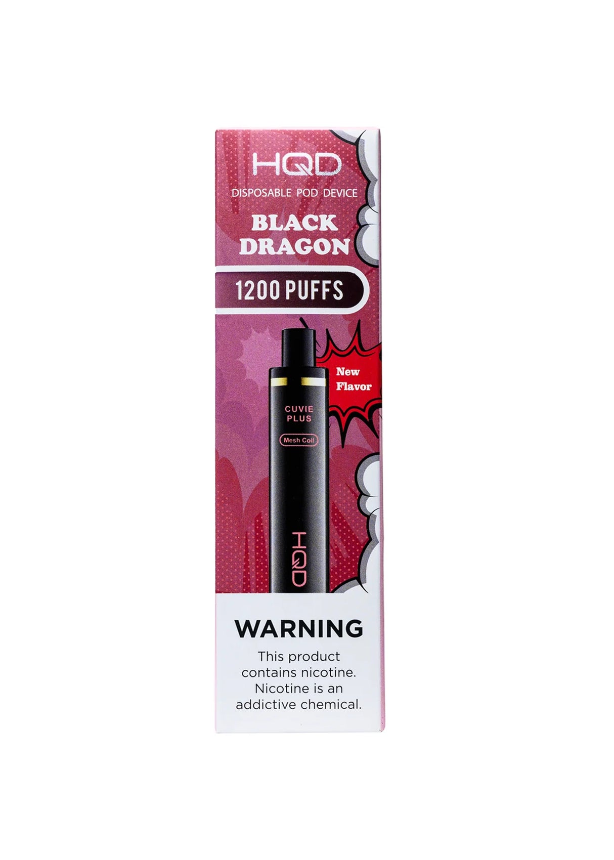 HQD Cuvie Plus Black Dragon Flavor - Disposable Vape