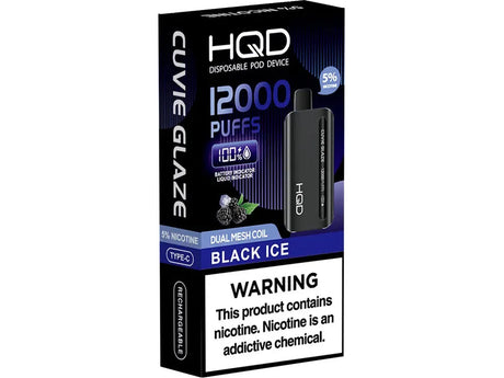 HQD Glaze Black Ice Flavor - Disposable Vape
