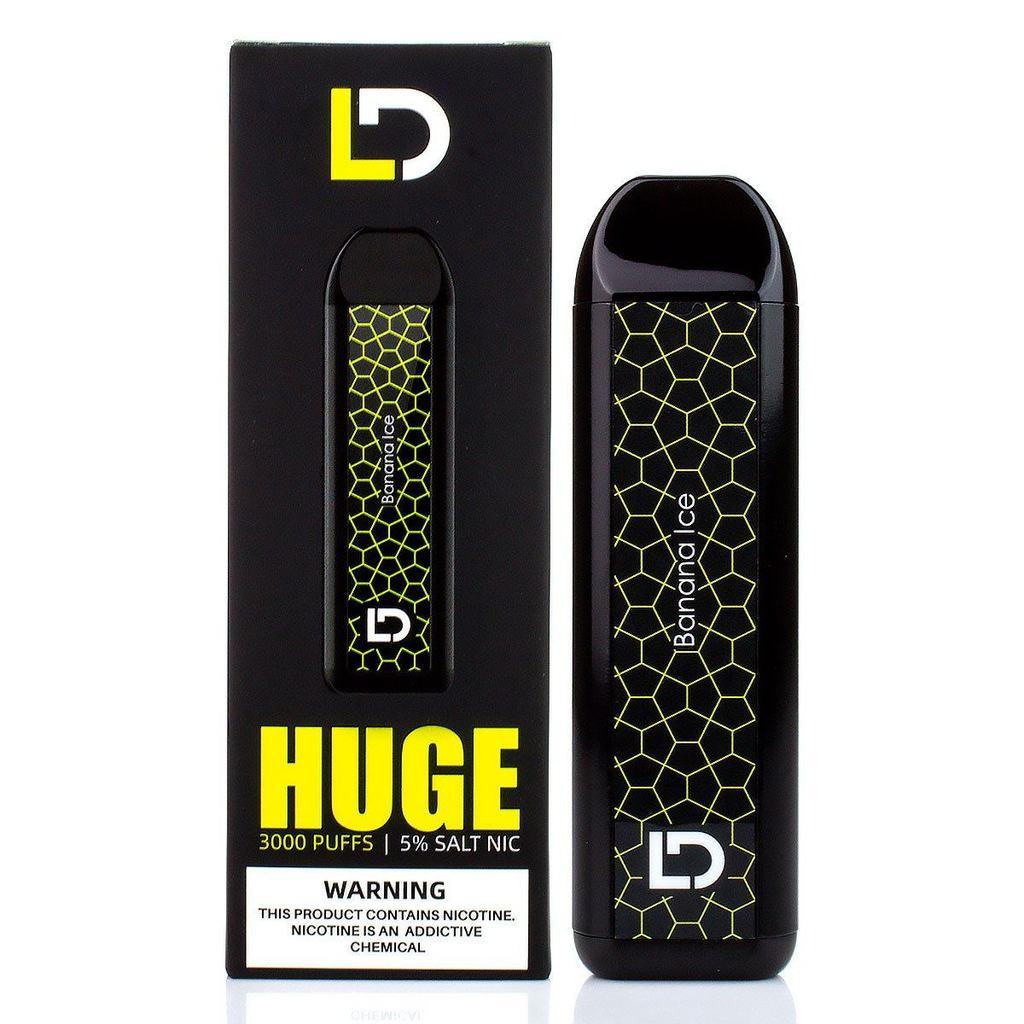 LD Huge Banana Ice Flavor - Disposable Vape