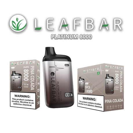Leaf Bar Platinum Pina Colada Flavor - Disposable Vape