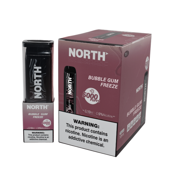 North 5000 Bubble Gum Freeze Flavor - Disposable Vape