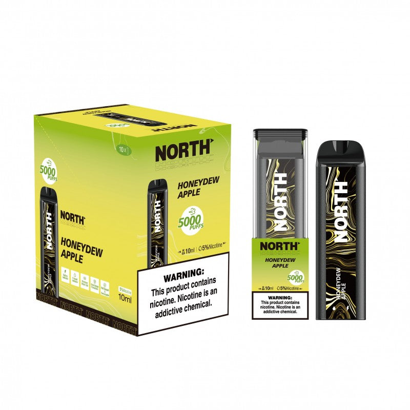 North 5000 Honeydew Apple Flavor - Disposable Vape