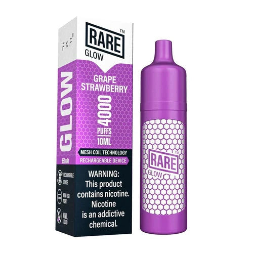 Rare Glow Mesh Grape Strawberry Flavor - Disposable Vape