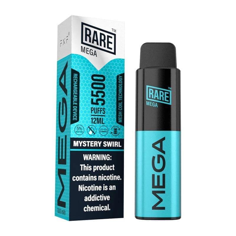 Rare Mega Mesh Mystery Swirl Flavor - Disposable Vape