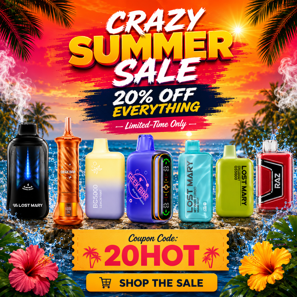 Smokey Summer Sale | 20% Off Sitewide