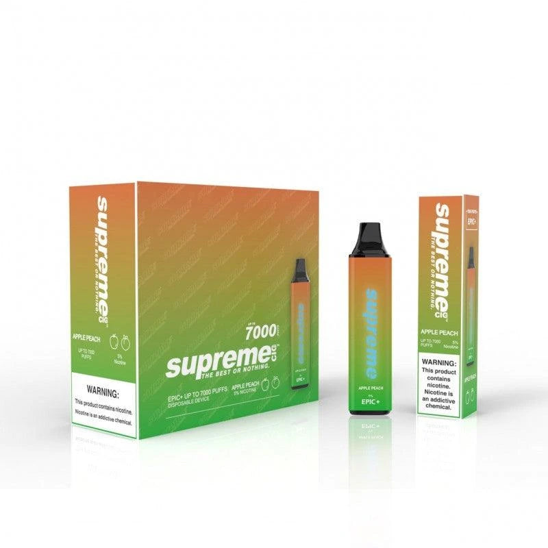 Supreme Epic Plus Apple Peach Flavor - Disposable Vape
