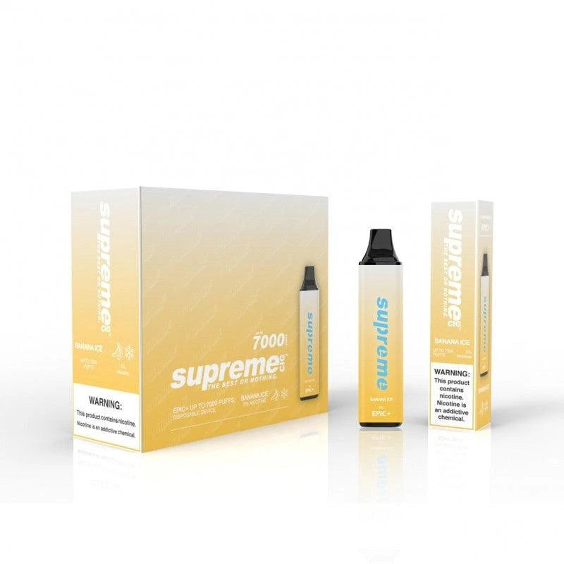 Supreme Epic Plus Banana Ice Flavor - Disposable Vape