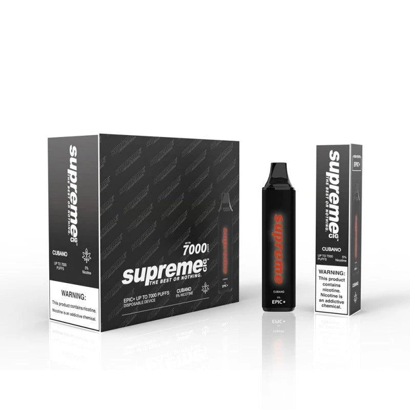 Supreme Epic Plus Cubano Flavor - Disposable Vape