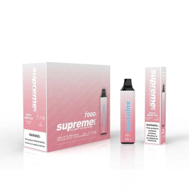Supreme Epic Plus Peach Berry Ice Flavor - Disposable Vape