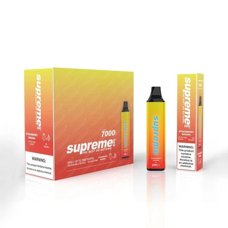 Supreme Epic Plus Strawberry Banana Flavor - Disposable Vape