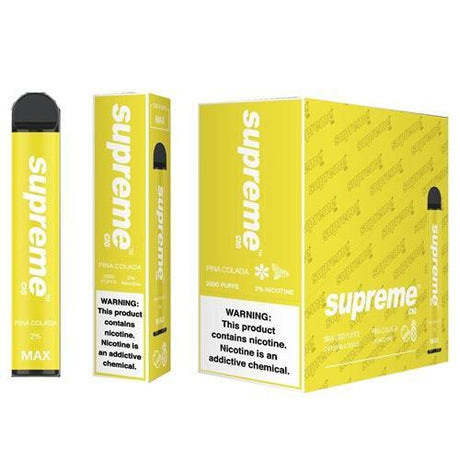 Supreme Max Pina Colada Flavor - Disposable Vape