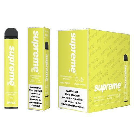 Supreme Max Strawberry Banana Flavor - Disposable Vape