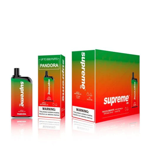 Supreme Pandora Apple Watermelon Flavor - Disposable Vape