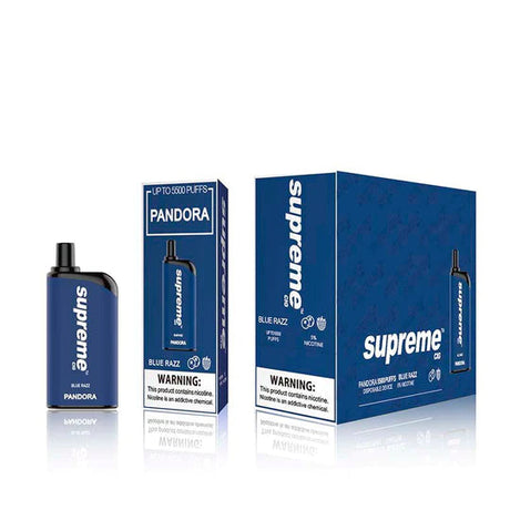 Supreme Pandora Blue Razz Flavor - Disposable Vape