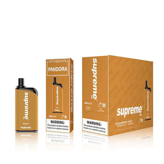 Supreme Pandora Cush Man (formerly Mango Ice) Flavor - Disposable Vape