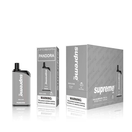 Supreme Pandora Fresh Lychee Flavor - Disposable Vape