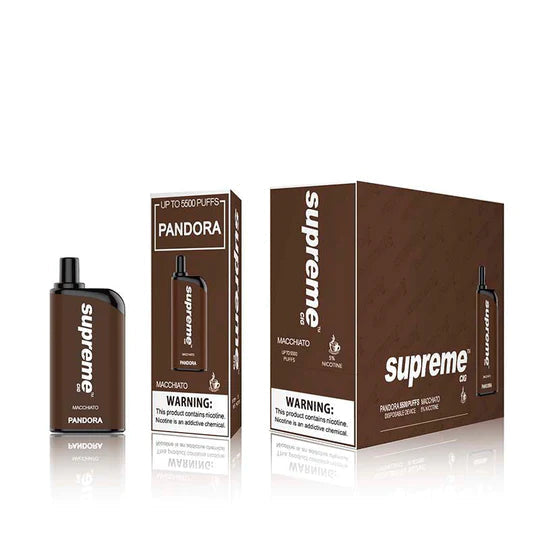 Supreme Pandora Macchiato Flavor - Disposable Vape