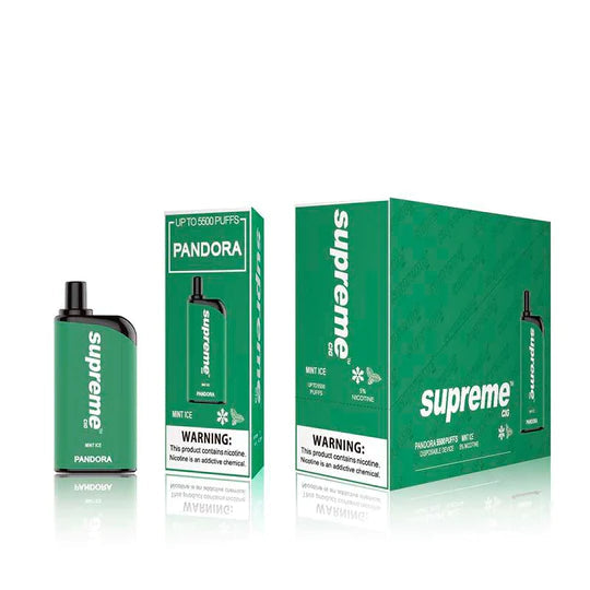 Supreme Pandora Mint Ice Flavor - Disposable Vape