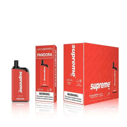 Supreme Pandora Peach Berry Ice Flavor - Disposable Vape