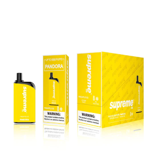 Supreme Pandora Pineapple Ice Flavor - Disposable Vape