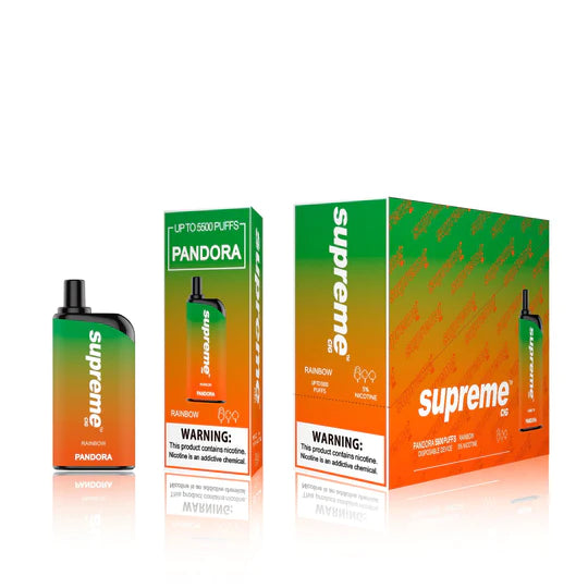 Supreme Pandora Rainbow Flavor - Disposable Vape