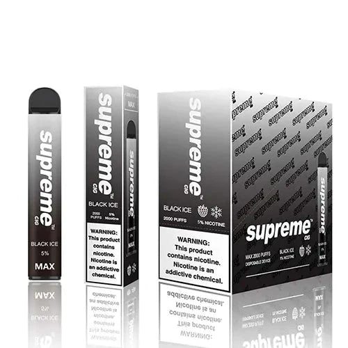 Supreme Zero Black Ice Flavor - Disposable Vape