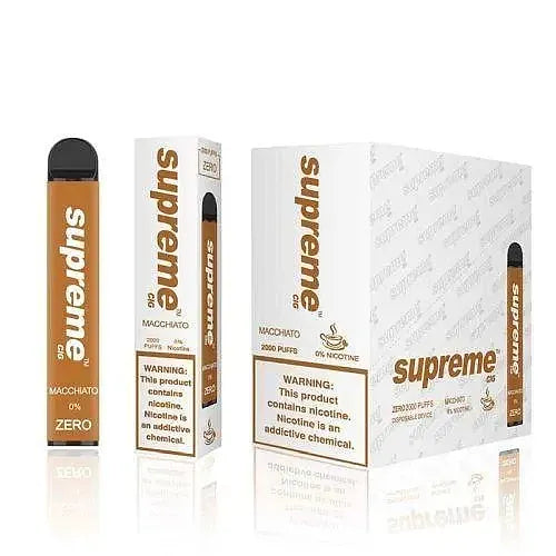 Supreme Zero Macchiato Flavor - Disposable Vape