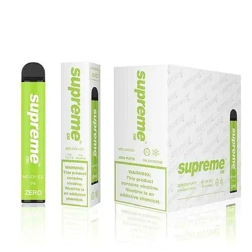 Supreme Zero Melon Ice Flavor - Disposable Vape