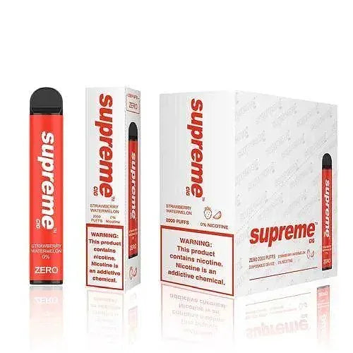 Supreme Zero Strawberry Watermelon Flavor - Disposable Vape