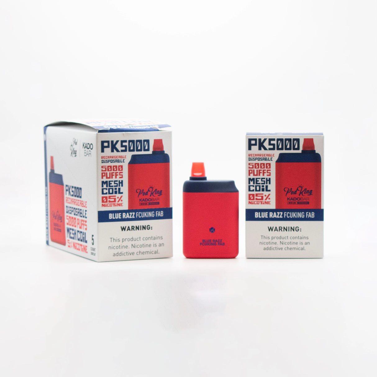 Pod King x Kado Bar PK5000 Disposable Vape - 10 Pack-