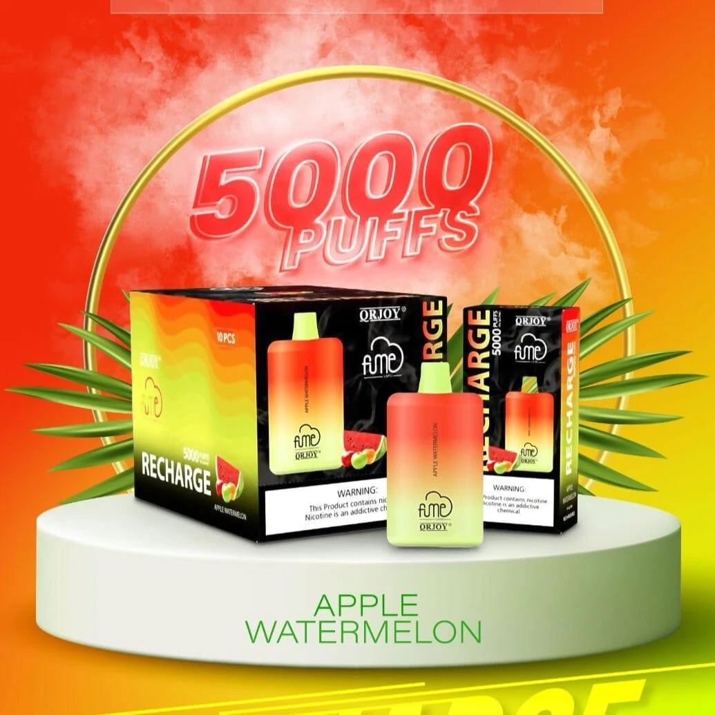 Fume Recharge 5000 Puffs Disposable Vape - 10 Pack-