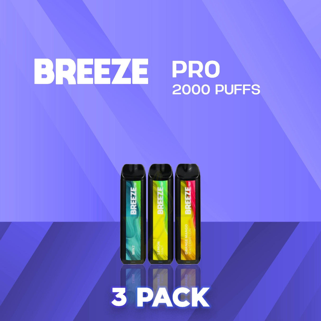 3 Pack of Breeze Pro Disposable Vape - BREEZEPRO3PACK