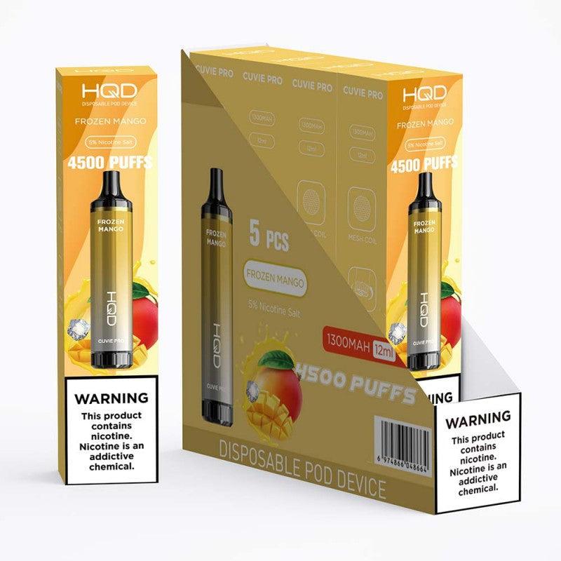 HQD Cuvie Pro 4500 Puff Disposable Vape - 10 Pack