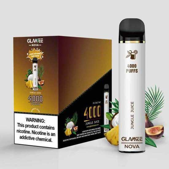 Glamee Nova Disposable Vape Device 4000 Puffs - 6 Pack