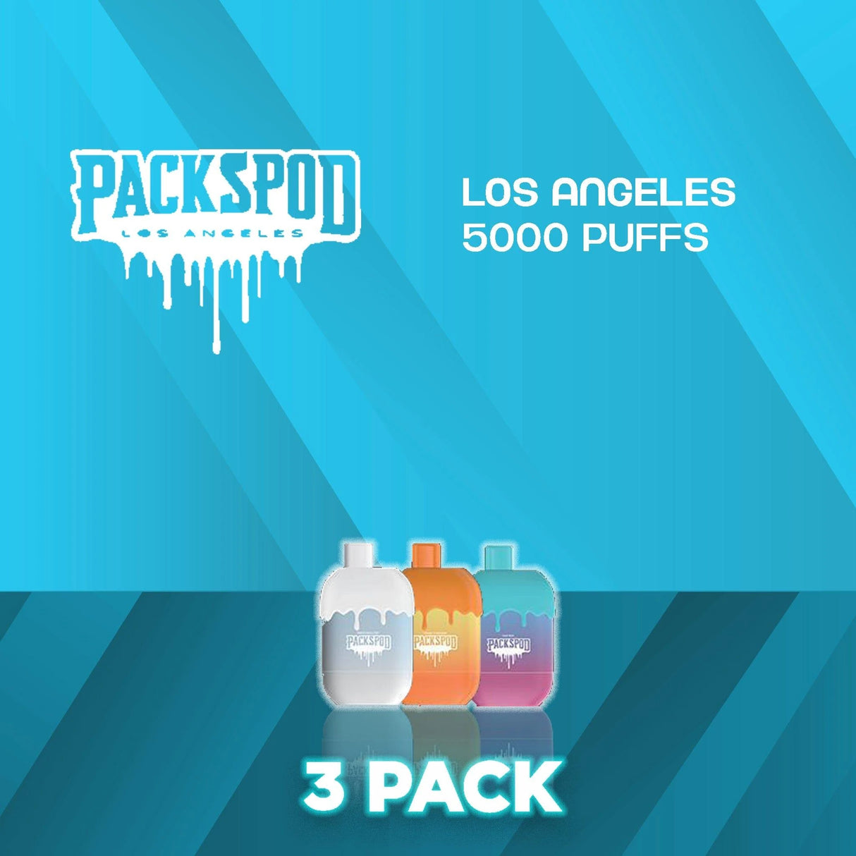 PacksPod 5000 Puffs Disposable Vape - 3 Pack-