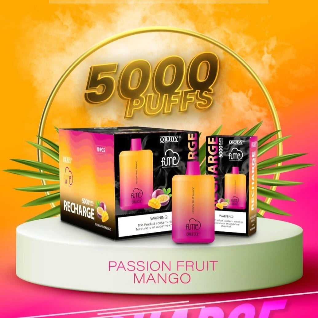 Fume Recharge 5000 Puffs Disposable Vape - 10 Pack-