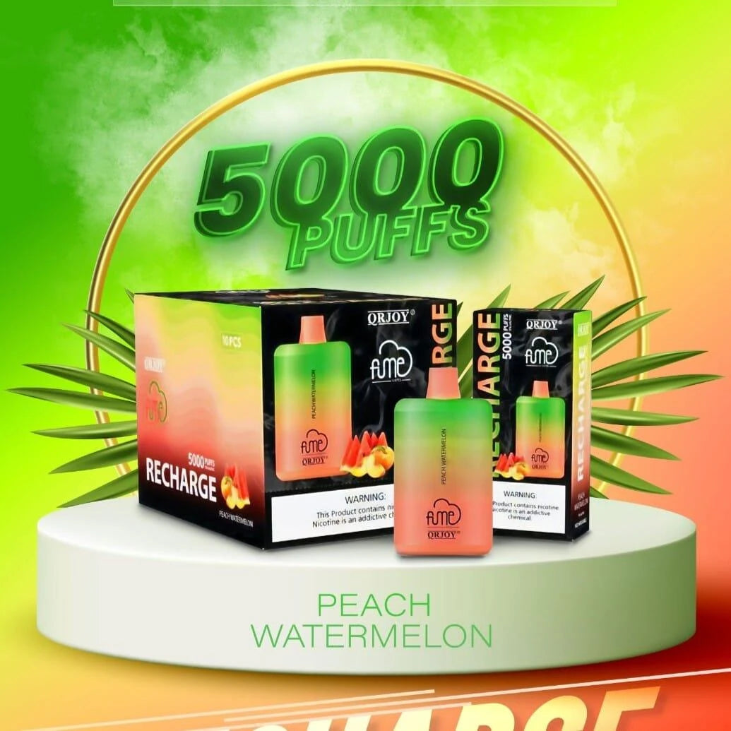 Fume Recharge 5000 Puffs Disposable Vape - 10 Pack-