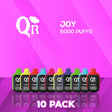 QR Disposable Vape 5000 Puffs - 10 Pack-