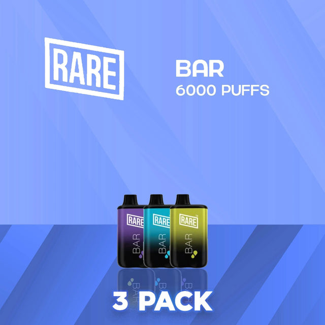 Rare Bar 6000 Puffs Disposable Vape - 3 Pack-