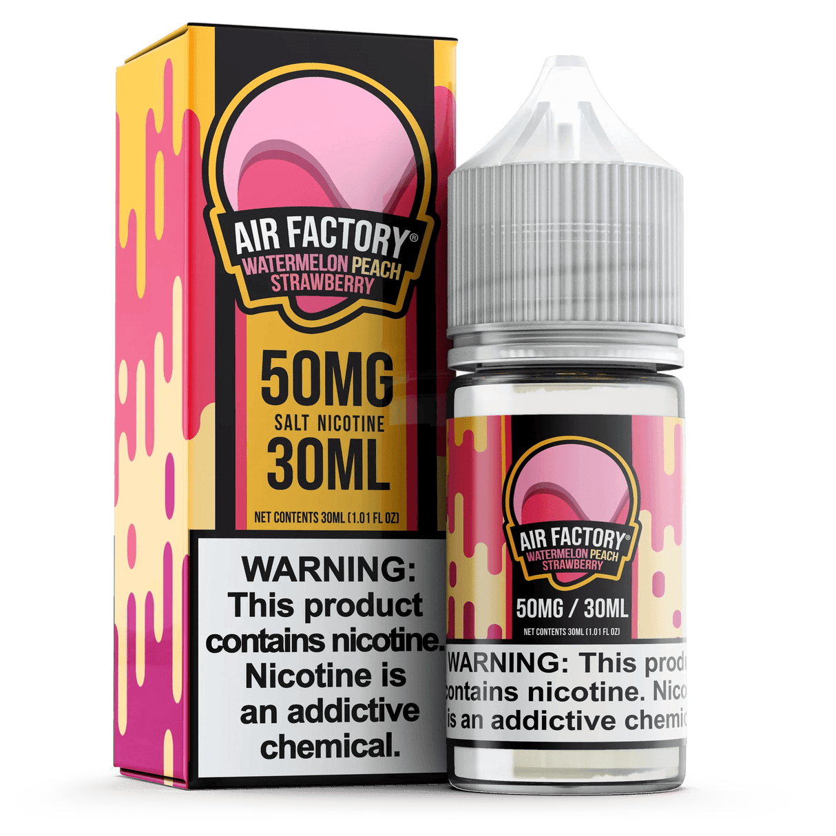 WATERMELON PEACH STRAWBERRY - AIR FACTORY SALT - 30ML