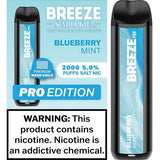 3 Pack of Breeze Pro Disposable Vape - Blueberry Mint