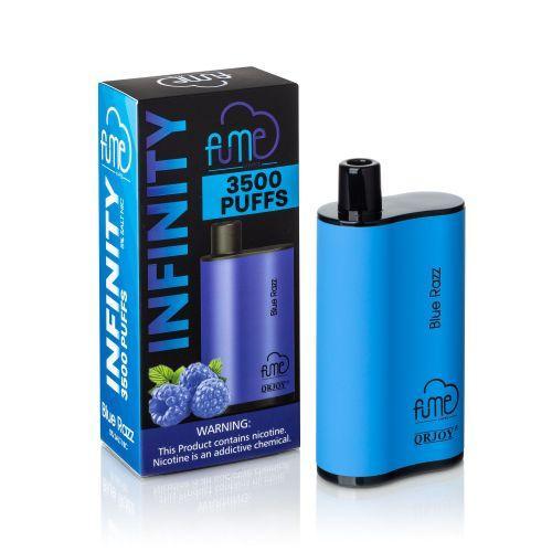 10 Pack Fume Infinity Disposable Vape 3500 Puffs - Blue Razz